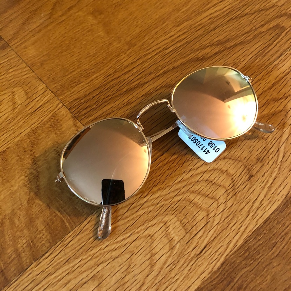 Pink Polarized Round Sunglasses